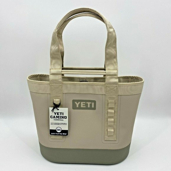 Yeti Camino Carryall 35 Tote Bag All Purpose Utility Everglade Sand Waterproof - Picture 1 of 10